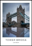 Plakat Tower Bridge Londyn