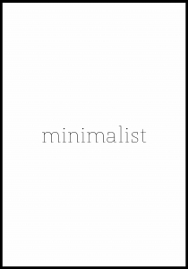 Plakat Minimalist