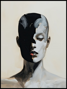 Plakat Shadowed Face