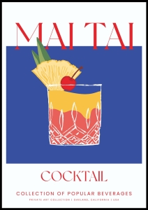 Plakat Tropical Mai Tai 