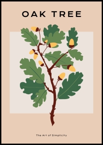 Plakat Oak Tree