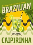 Plakat Caipirinha Brazilian Cocktail