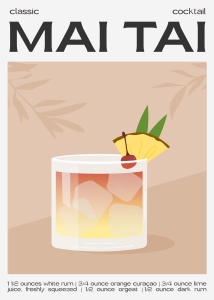 Plakat Mai-Tai Coctail