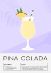 Plakat Pina Colada Cocktail