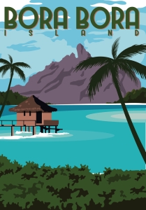 Plakat Bora Bora