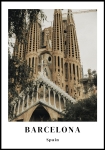 Plakat Barcelona - Sagrada Familia