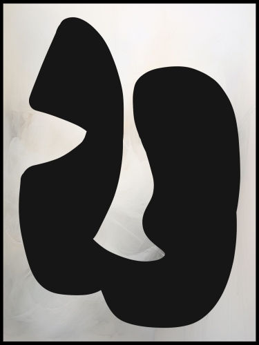 Plakat Black Organic Shapes  01.jpg