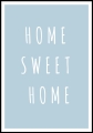 Plakat Home Sweet Home in Blue 02.jpg