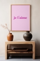 Plakat Je T'aime róż_02.jpg