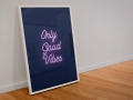 Plakat Good Vibes Only Navy_03.jpg