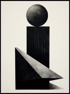 Plakat Black Forms
