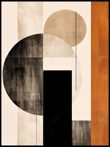 Plakat Circle and Block