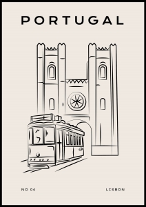 Plakat Lisbon Tram