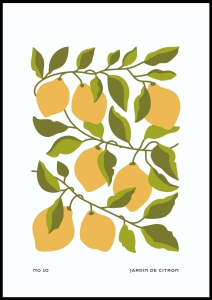 Plakat Lemon Garden