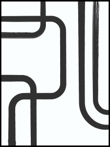 Plakat Modern Lines No1