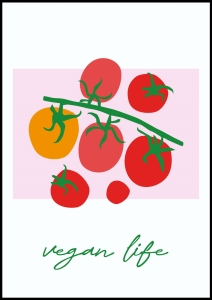 Plakat Vegan Life