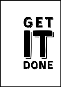 Plakat Get It Done