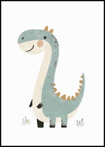 Plakat Dino Przyjaciel